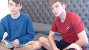 These two twinks from the U.K. fuck and rim each others tight assholes